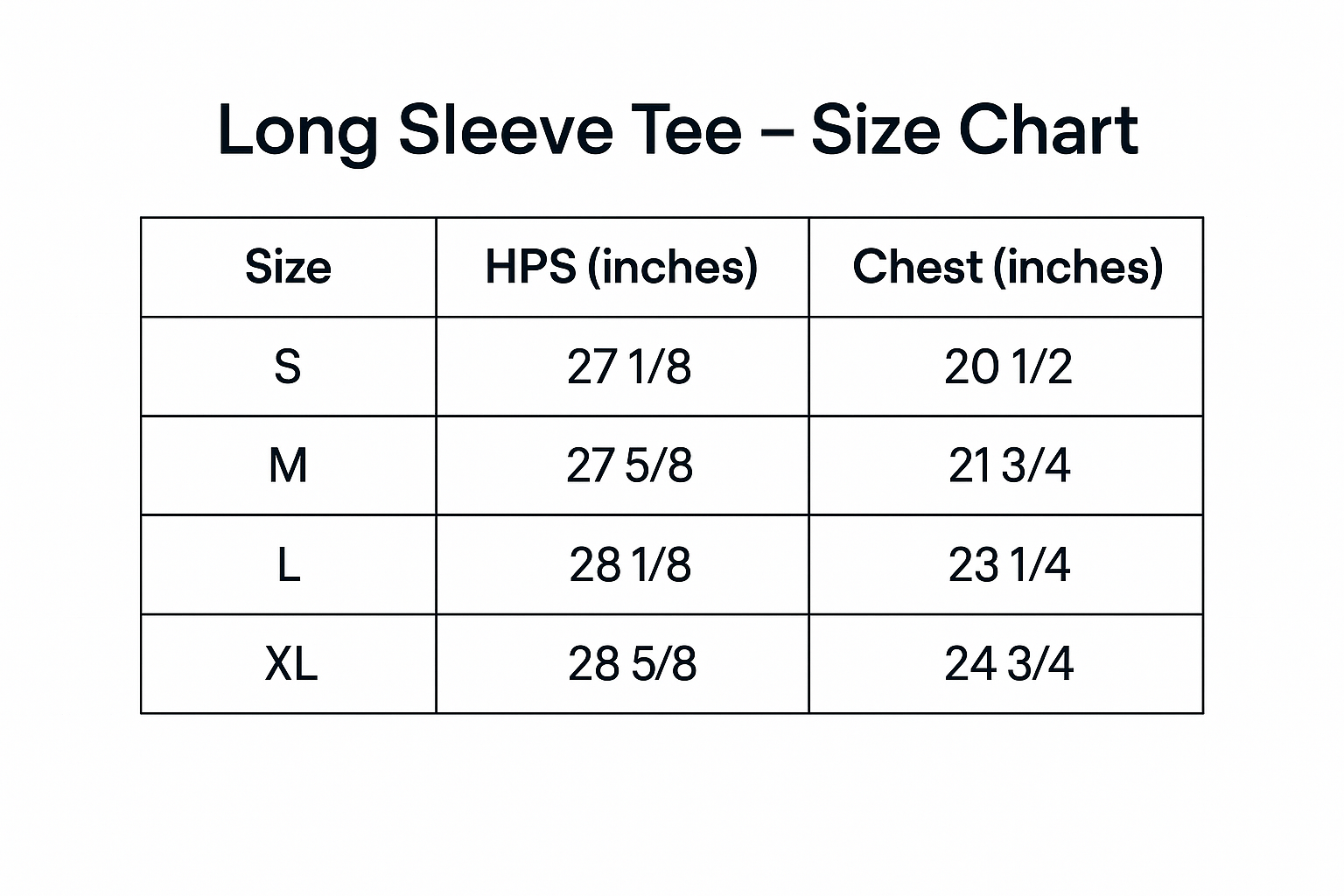 True American Long Sleeve Sugar Tee